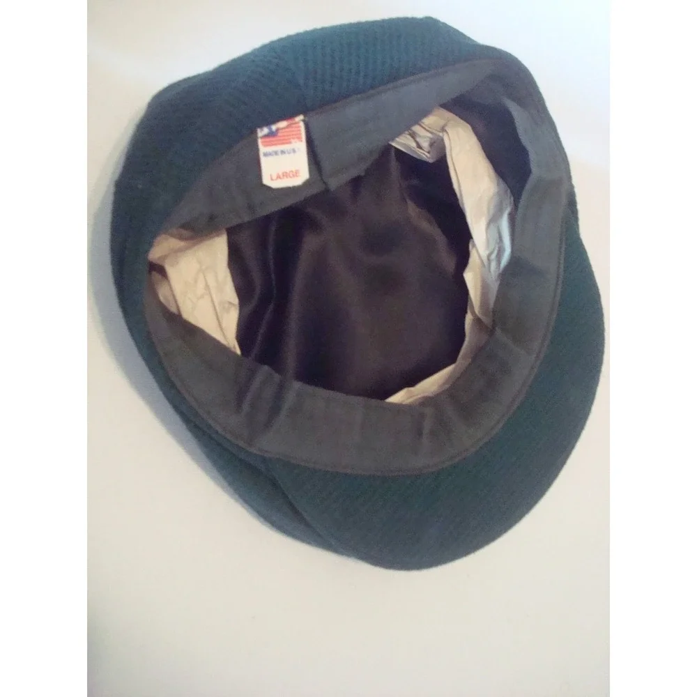 IVY FLAT SCALLY DRIVING PUB PADDY 80S 90S  USA MADE BEACH HAT CAP VINTAGE  R2